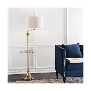 JONATHAN Y JYL3055C Cora Lámpara de pie LED de metal y_3