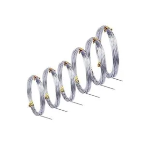 Sunmns 6 rollos de alambre de aluminio plateado alambre_1