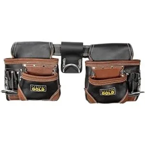 Leather Gold Cinturón de herramientas de cuero genuino_2