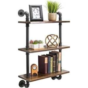 Estante flotante de madera rústico de 3 niveles de 24.0 x_1