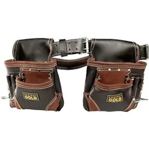 Leather Gold Cinturón de herramientas de cuero genuino_4