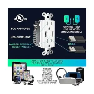 Dependable Direct 2 puertos USB de alta velocidad 4.8A y_3