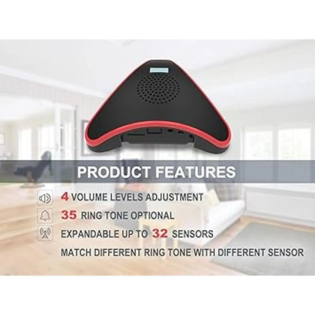 HTZSAFE Receptor de alarma inalámbrico receptor de alarma_2