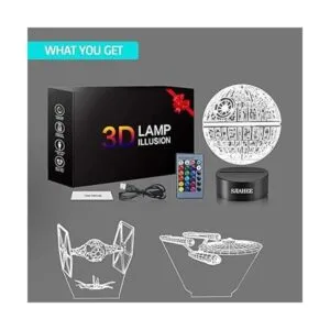 Lámpara 3D de Star Wars Regalos de Star Wars Luz de Star_5