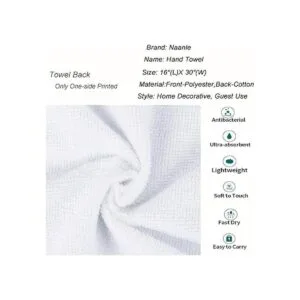 Naanle Lindo Dog Toalla de baño suave con estampado de_3