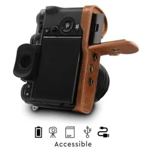 MegaGear Ever Ready Funda de piel auténtica compatible_4