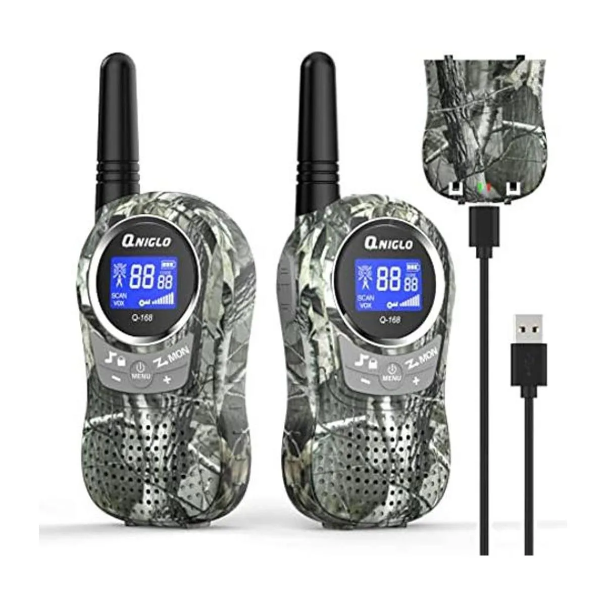 QNIGLO Walkie talkies de campamento para niños_1