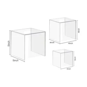 HESIN 2 Sets de soporte de exhibición de acrílico_2