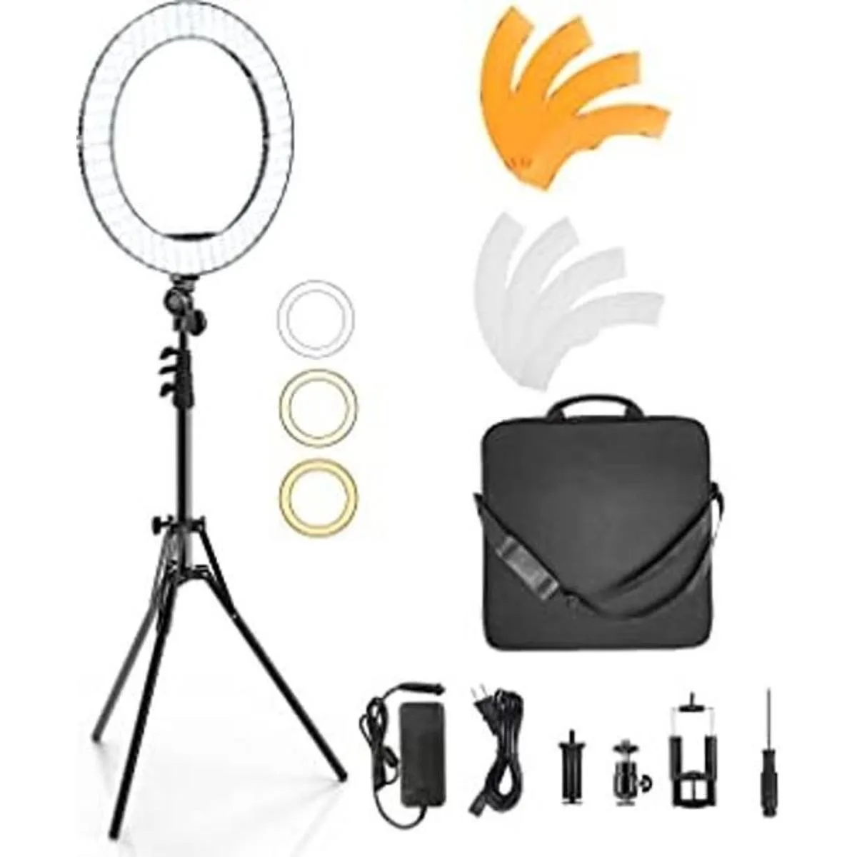 IVISII Anillo de luz con soporte y pantalla LCD multiuso_1