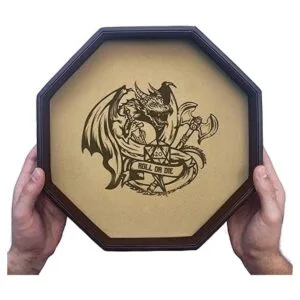 FantasydiceROLL O DIEDice Bandeja 11.5 Octagon para_5