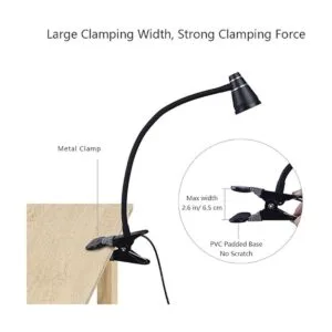 CeSunlight LED Clip lámpara de escritorio Cabecero de luz_4