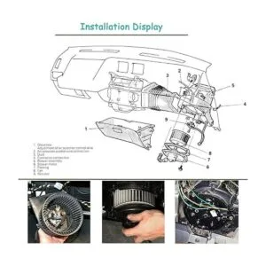 Reemplazo del motor del ventilador del AC para Nissan_3