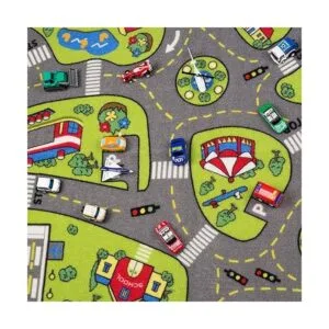 Alfombra grande para niños 32 x 52 pulgadas con respaldo_6