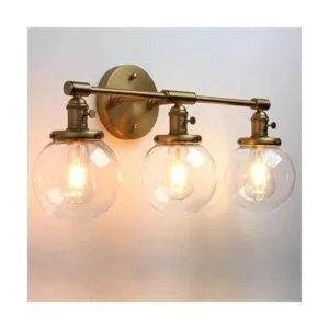 Phansthy Lámpara de pared para interiores de tres luces_3