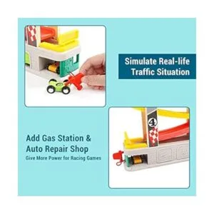TOP BRIGHT Juguetes de rampa de coche para niños pequeños_3