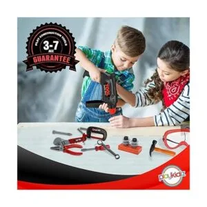 Playkidz Caja de herramientas para niños 22 piezas para_5