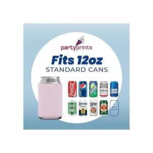 Fundas para latas en blanco Enfriadores plegables_4