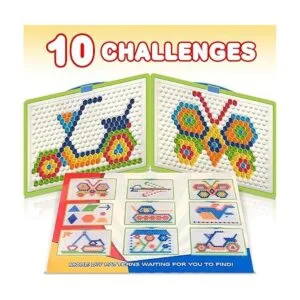 ArtCreativity Rompecabezas de clavijas de hongo para niños_2