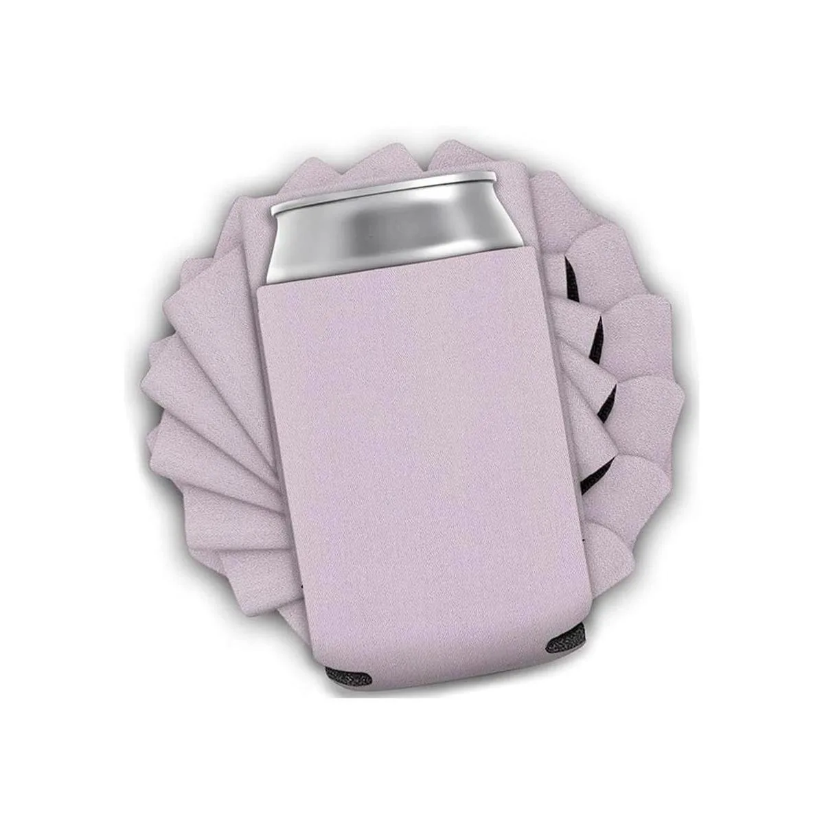 Fundas para latas en blanco Enfriadores plegables_3