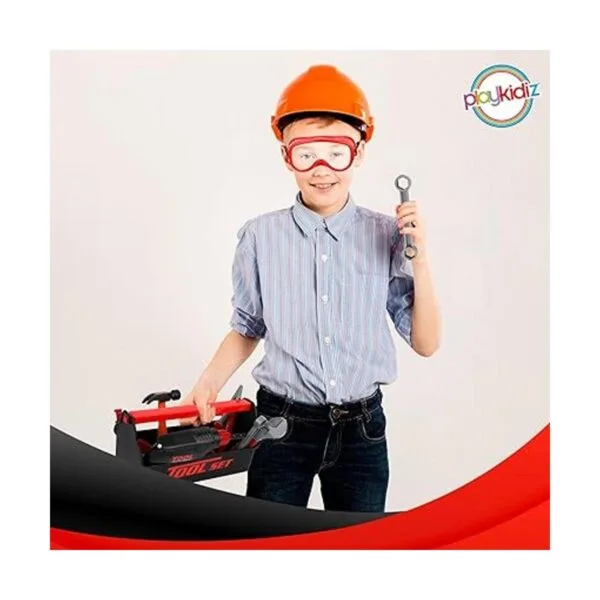 Playkidz Caja de herramientas para niños 22 piezas para_6