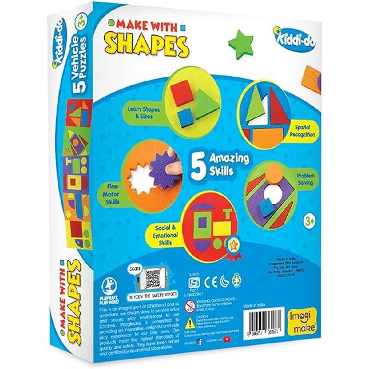 Imagimake Kit de actividades y rompecabezas con formas_5