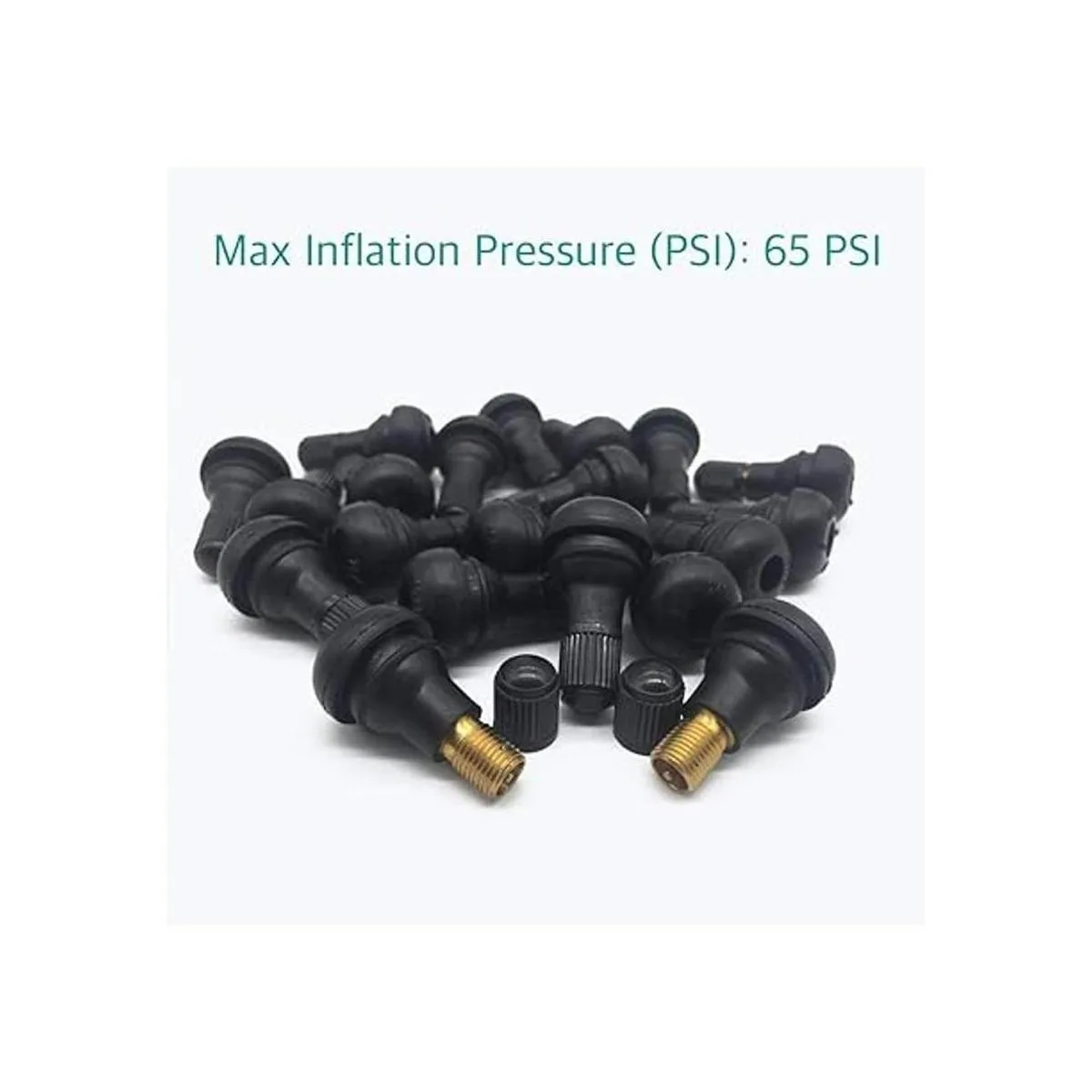 ONWON 12 piezas de válvula de neumático de goma de ajuste_5