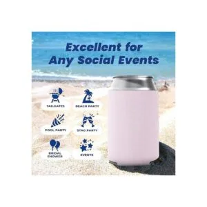 Fundas para latas en blanco Enfriadores plegables_5