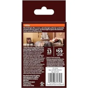GE Relax Bombillas LED decorativas 4 vatios equivalente_3