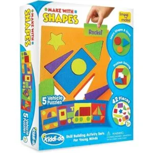 Imagimake Kit de actividades y rompecabezas con formas_2