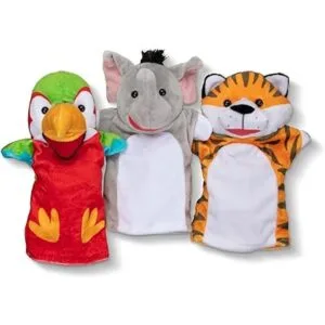 Melissa Doug Safari Buddies Marionetas de mano juego_5