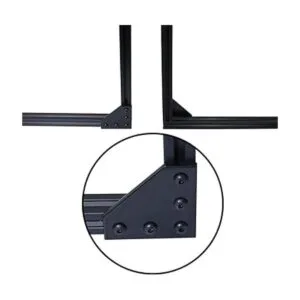 Boeray Juego de 5 conectores de perfil de aluminio con_4