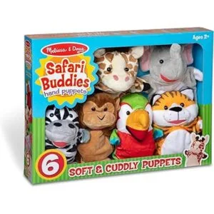 Melissa Doug Safari Buddies Marionetas de mano juego_6