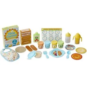 Melissa Doug Mine to Love Juego de comida para muñecas_1