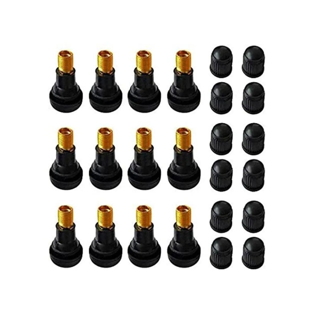 ONWON 12 piezas de válvula de neumático de goma de ajuste_1