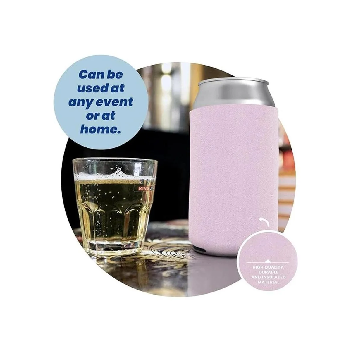 Fundas para latas en blanco Enfriadores plegables_7