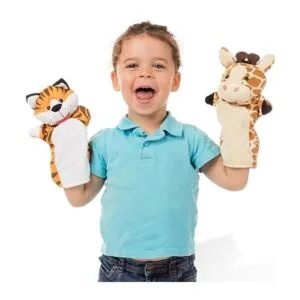 Melissa Doug Safari Buddies Marionetas de mano juego_3