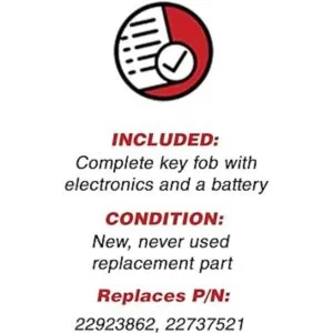 KeylessOption Llavero sin llave para coche Chevy Volt_3