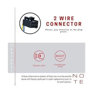 Spieg 5VE98JXWAD Espejo lateral de pasajero de repuesto_7