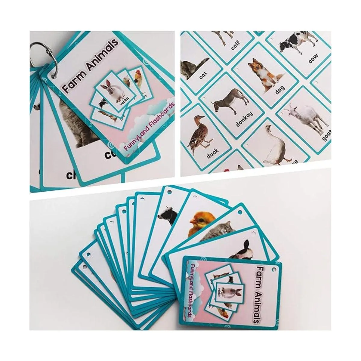 Richardy Juego de 18 piezas de animales de granja para_6