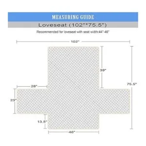 Ameritex Funda protectora para sofá de dos puestos_2