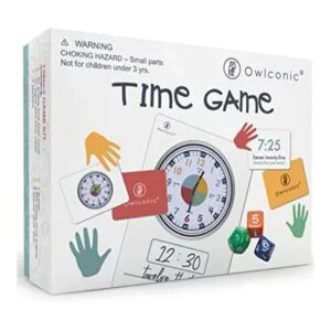 OWLCONIC Learning Time Game Un gran 128 piezas de ayuda_1