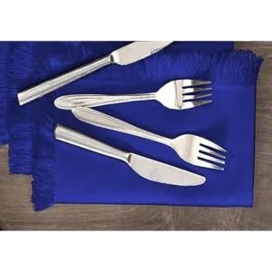 Servilletas de tela con flecos decorativos paquete de_5