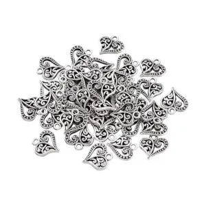Craftdady Dijes de plata tibetana para hacer joyería_3
