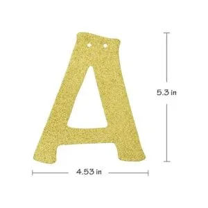 Mimosa Letrero de barra con purpurina dorada para_5