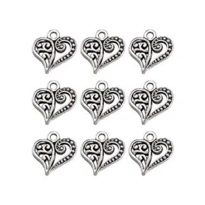 Craftdady Dijes de plata tibetana para hacer joyería_1