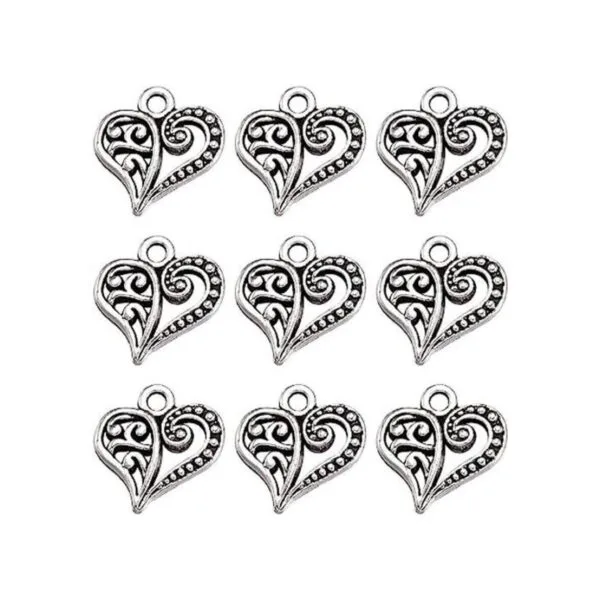 Craftdady Dijes de plata tibetana para hacer joyería_1
