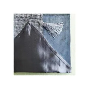 San Tungus Camino de mesa con tiras y borlas de diamantes_3