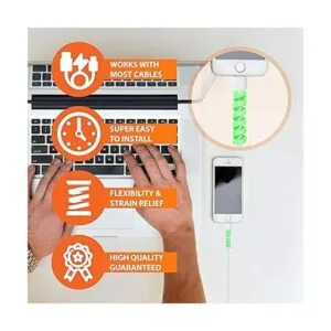 15 unidades de 5 colores surtidos flexibles en espiral de_3