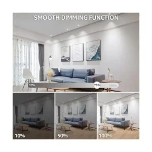 TORCHSTAR Paquete de 12 bombillas LED MR16 regulables_3