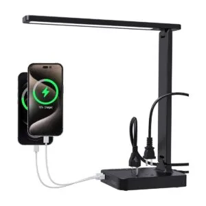 COZOO Lámpara de escritorio LED con 3 puertos de carga USB_1